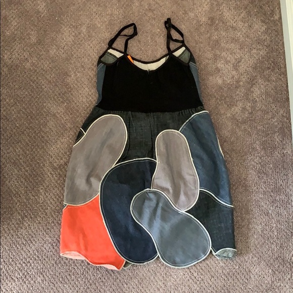 Jean Patchwork Dress - Picture 2 of 2